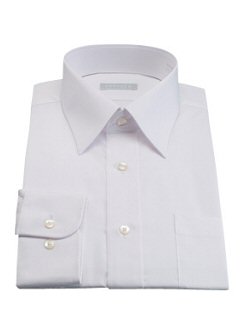 :トップバリュ 長袖ドレスシャツ(白)