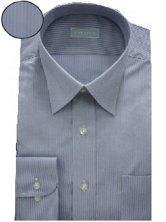 長袖ドレスシャツ(淡黒)