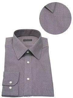 カラードレスシャツ(グレー16)