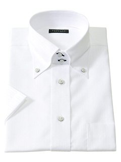 :【】半袖ドレスシャツ(モノトーン)