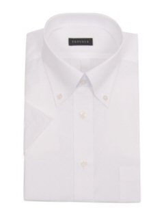 :半袖ドレスシャツ( Aシロ)