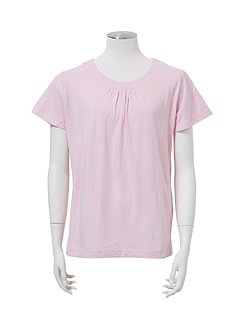 オーガニックコットン混Tシャツ(ピンク30)