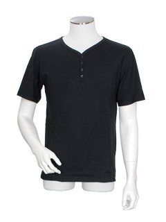 オーガニックコットン混半袖Tシャツ(クロ11)