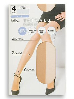 TV丈夫着圧パンスト4足組(ベージュ01)