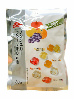 ノンシュガーフルーツ味のど飴