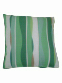 ・背あてクッション グリーンウエーブ