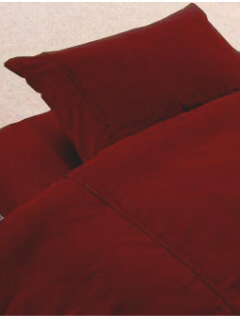 ・敷き布団カバー レッド