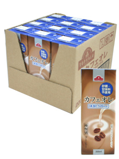 カフェオレ 砂糖・甘味料不使用(ケース販売)