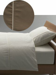 掛け布団カバー リネンブラウン