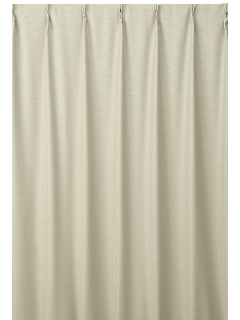 :厚地カーテン 無地シャンタン サンドベージュ 1枚組