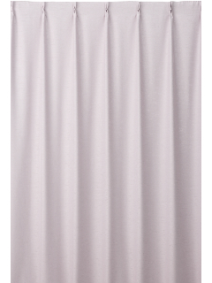 :厚地カーテン 無地シャンタン ペールピンク 1枚組