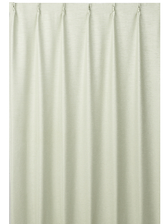 :厚地カーテン 無地シャンタン ペールグリーン 2枚組