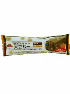 ライトミール大豆バー カカオオレンジ味