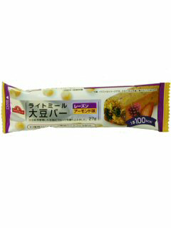 ライトミール大豆バー レーズンアーモンド味