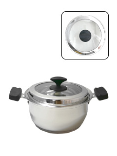 ・ステンレス両手鍋22cm