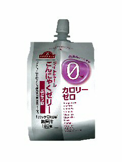 ライトミールこんにゃくゼリー カロリーゼロ ぶどう味