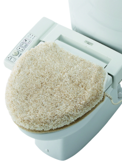 便座フタカバー ライトベージュ