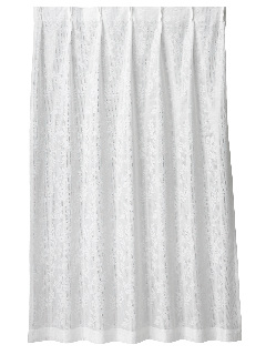 :薄地カーテン NSB ナチュラル 2枚入り