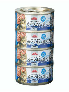 キャットフード かつお&まぐろしらす入り