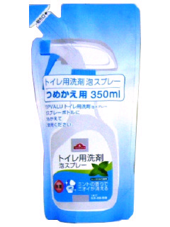 トイレ用洗剤泡スプレー ミント つめかえ用 (ブルー)