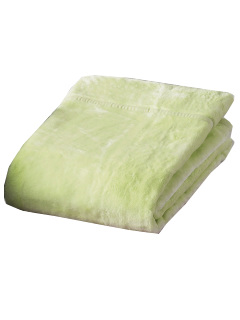 ・軽量毛布 無地 グリーン