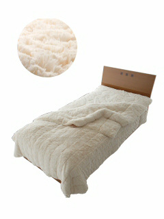 ・マイクロファイバー敷パッド アイボリー