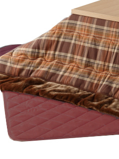 ・こたつ敷ふとん BA ダークレッド