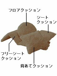 シートクッション BAM ベージュ