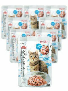 キャットフードパウチ かつお&まぐろしらす入り