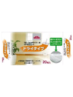 フローリングワイパー用とりかえシート ドライタイプ