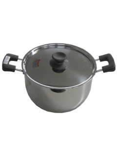 TV ステンレス鍋両手