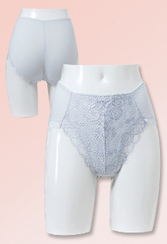 お腹サポートレギュラーショーツ (サックス)