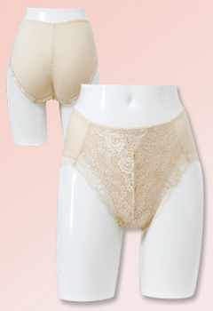 お腹サポートレギュラーショーツ (ベージュ)