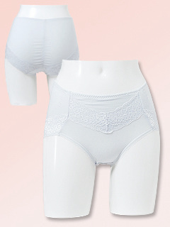 お尻サポートレギュラーショーツ (サックス)