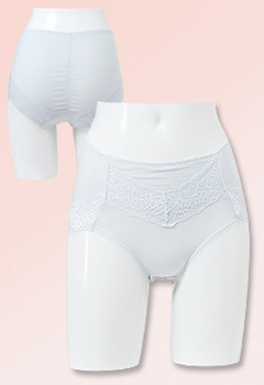 お尻サポートレギュラーショーツ (サックス)