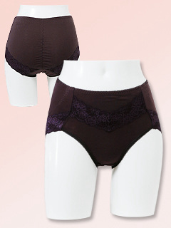 お尻サポートレギュラーショーツ (プラム)