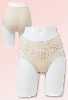 お尻サポートレギュラーショーツ (ベージュ)