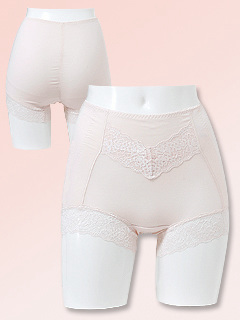 お尻サポート1分丈ショーツ (ピンク)