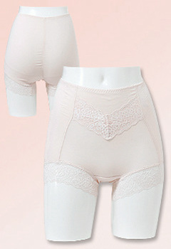 お尻サポート1分丈ショーツ (ピンク)