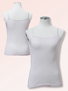 Silk&Cotton キャミソール (パープル)