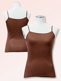 Silk&Cotton キャミソール (モカ)