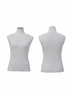 Silk&Cotton タンクトップ (パープル)