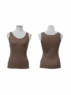 Silk&Cotton タンクトップ (モカ)