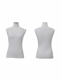 Silk&Cotton レース付ラン型 (パープル)