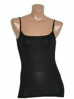 クーリッシュファクトベアテンキャミソール(クロ)