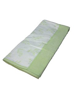 ・リバーシブルタオルケット オリビア グリーン