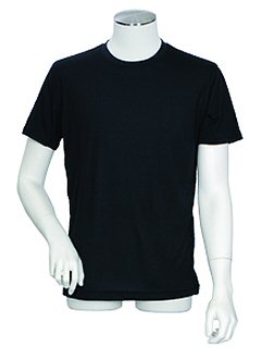 クーリッシュ【接触冷感】半袖丸首シャツ(クロ11)