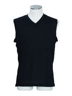 クーリッシュ【接触冷感】V首スリーブレス(クロ11)