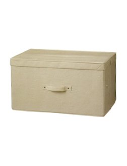 スチールラック用・ふた式収納ワイド 深型