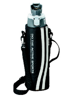 TV ポーチ付ダイレクトボトル ブラック/シルバー